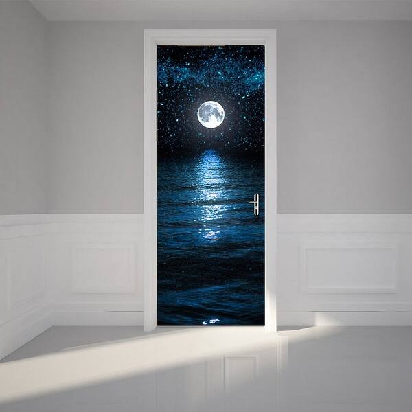 Shop Chezmax 3d Door Mural Art Sticker Removable Self Adhesive Wall Decal For Home Decoration 30 3 W X 78 7 H Overstock 28845931