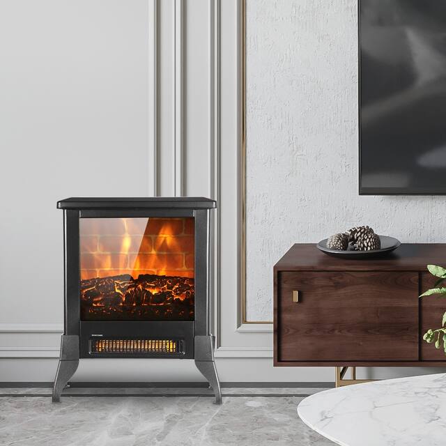 14 inch 1400w Freestanding Fireplace