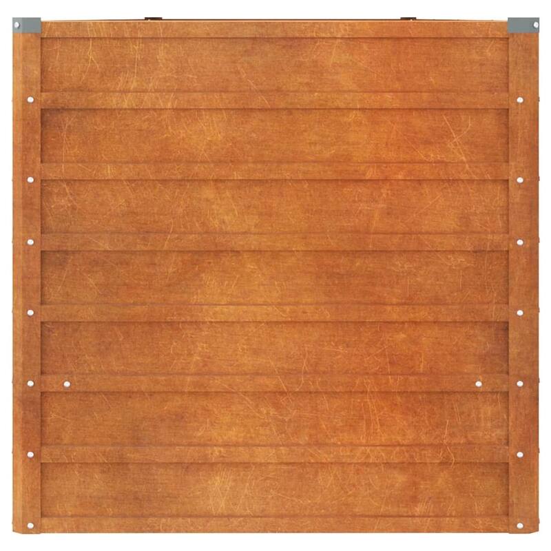 vidaXL Garden Raised Bed Outdoor Patio Backyard Planter Rusty Corten Steel