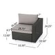 preview thumbnail 7 of 19, Christopher Knight Home Santa Rosa Outdoor 7-piece Wicker Seating Sectional Set