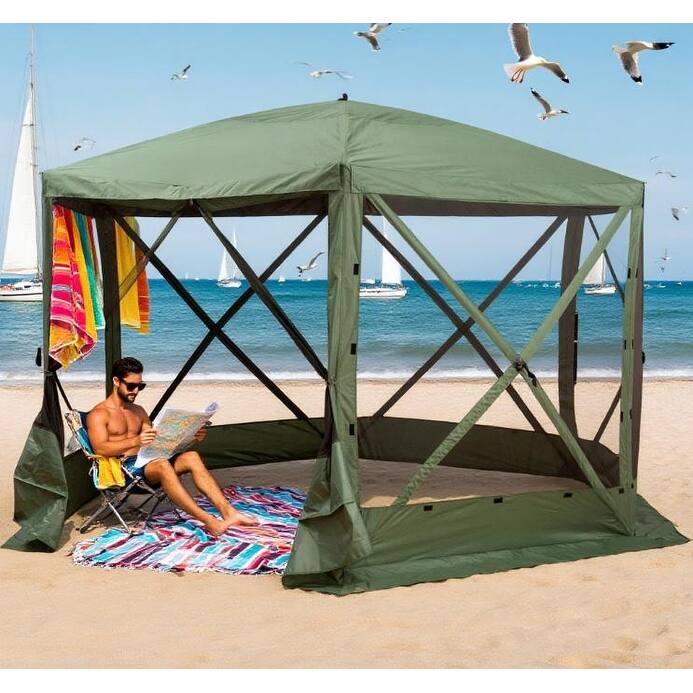 Portable Pop-Up Party Tent with UV Protection and Ventilation