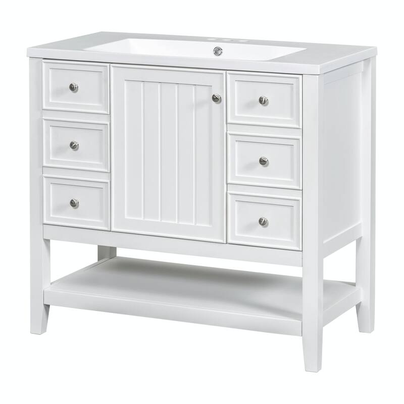 36" Bathroom Vanity with Sink Combo