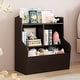 preview thumbnail 10 of 16, 3-Tier Toy Storage Cabinet and Bookcase Brown