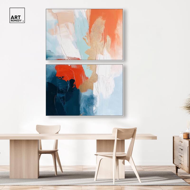 Bold and Bright II Canvas Set of 2 by Art Remedy