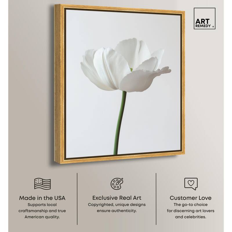 Pearl Floret Canvas by Art Remedy