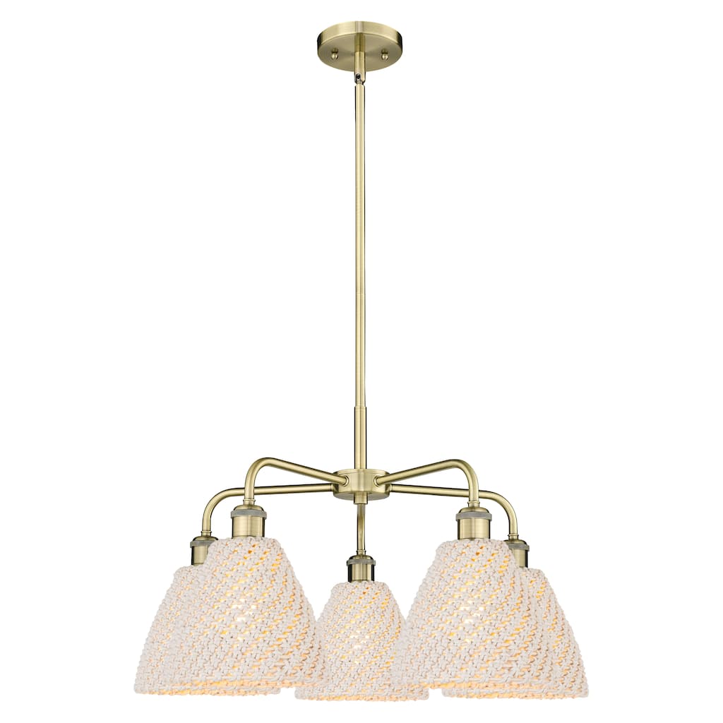 Innovations Lighting Endless Possibilities Ballston - Bristol Natural - 5 Light 26" Stem Hung Chandelier