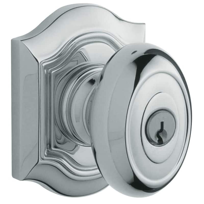 Baldwin Bethpage Style Single Cylinder Keyed Entry Door Knob Set with