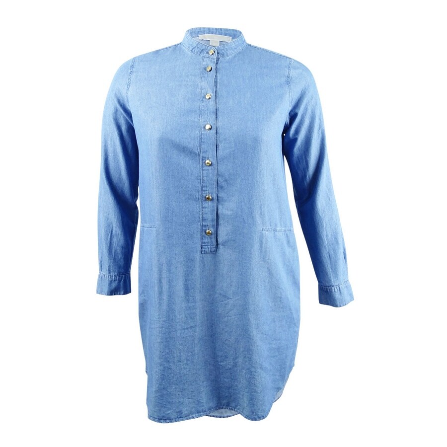 womens petite shirt dress