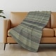 preview thumbnail 57 of 76, Premium Machine Washable Boho Stripes Sherpa Throw Blanket