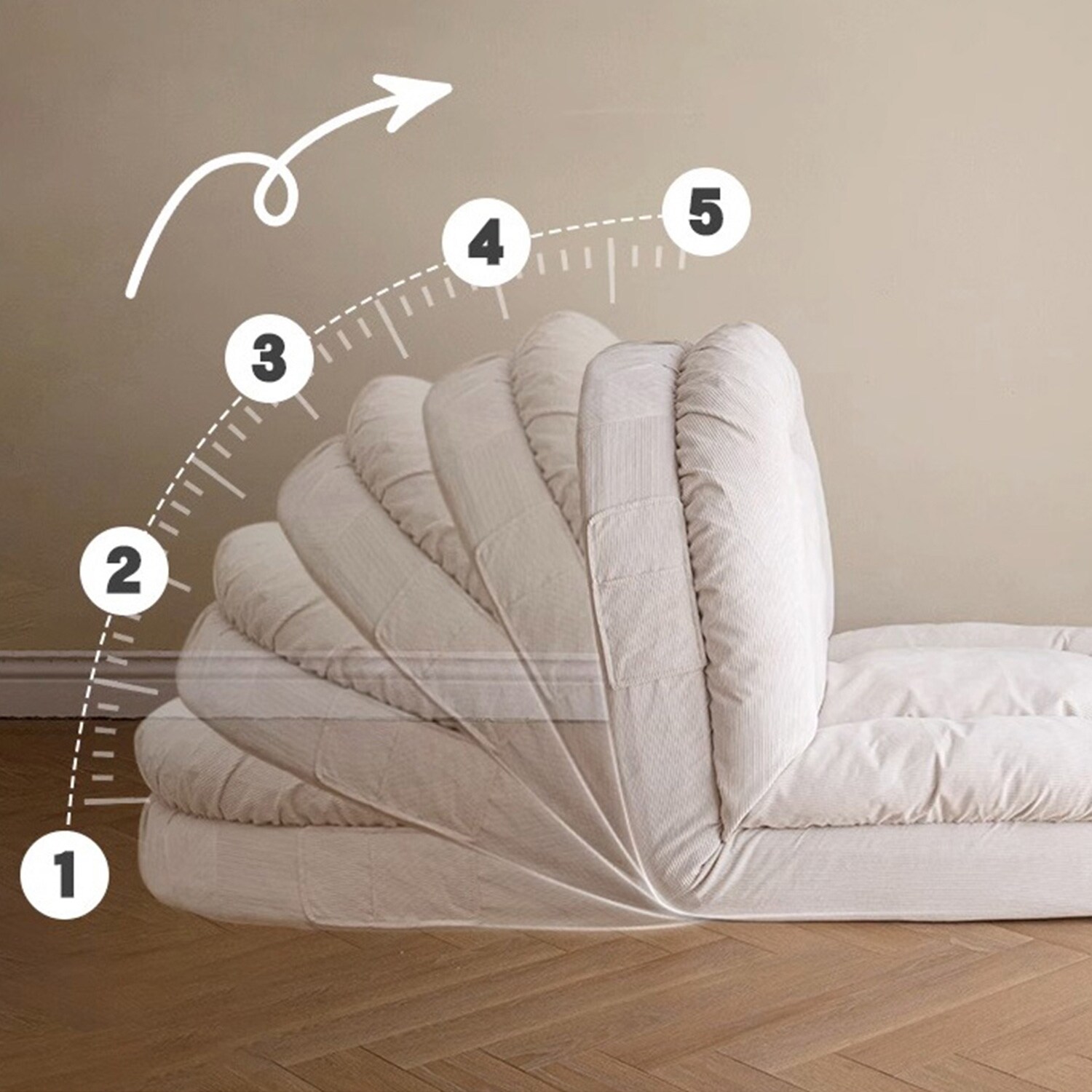 Convertible triangle double floor cushion clearance