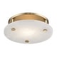 preview thumbnail 1 of 8, Hudson Valley Lighting Croton Single Light 12" Wide Integrated LED Aged Brass