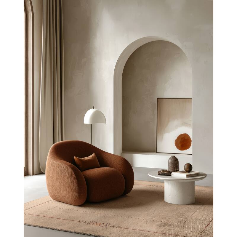 ECARPETGALLERY Hand Loomed Kashkuli Gabbeh Ivory Wool Rug - 5'1 x 7'0