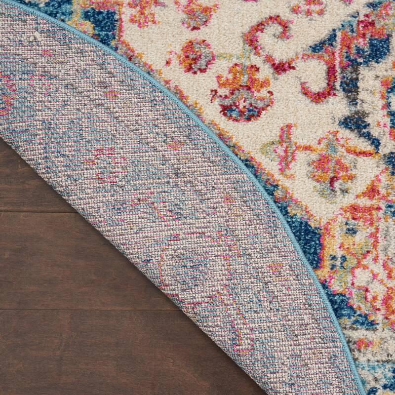 Copper Grove Alsleben Vintage Persian Floral Medallion Area Rug