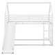 preview thumbnail 11 of 20, Twin over Twin House Bunk Bed with Ladder and Slide