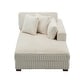 preview thumbnail 104 of 150, 42" W Plush Corduroy Upholstered Chaise Lounge Sleeper for Living