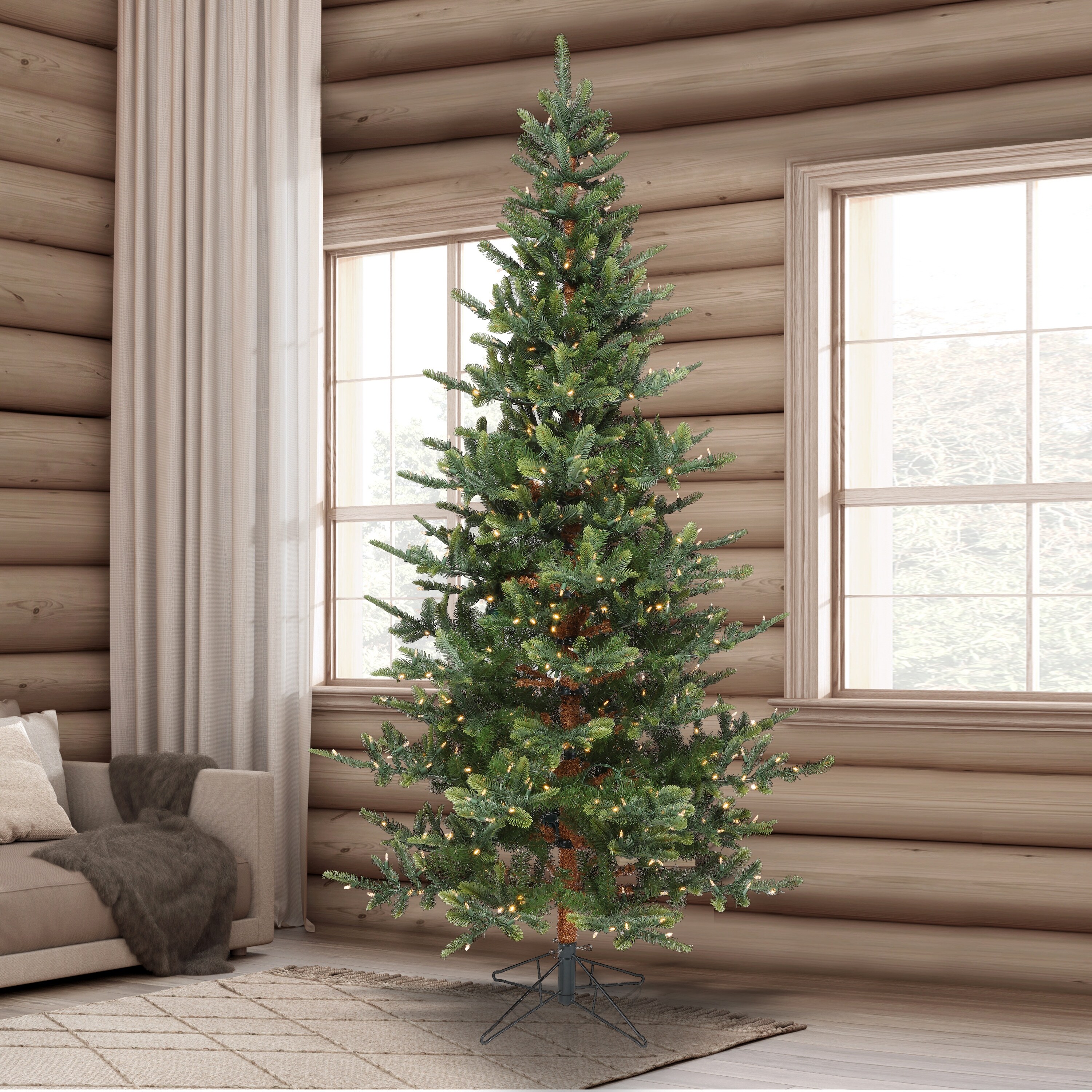 9' LED Scandinavian Tree - Bed Bath & Beyond - 38296860