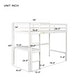 preview thumbnail 4 of 13, Twin Size Loft Bed with Built-in Desk & Guardrails, Wood Lofted Bed Frame with Ladder for Kids, Teens, Boys Girls Bedroom