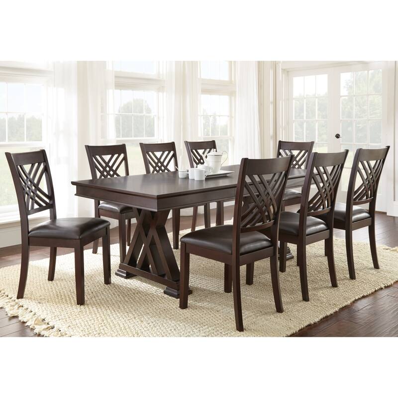 Steve Silver Alston Espresso Dining Chairs, Set of 2