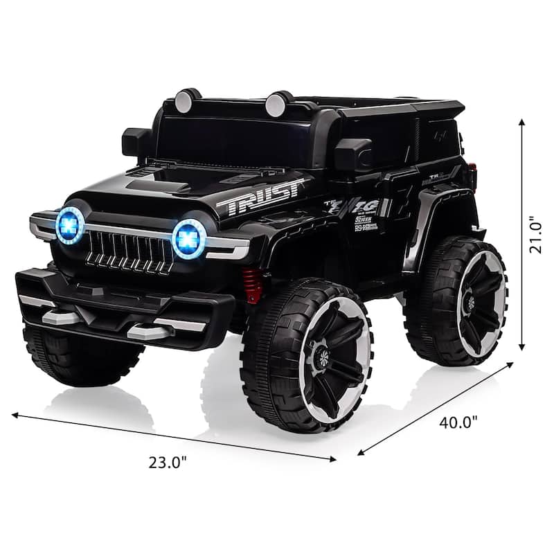 2 Seater Kids Ride On Truck with Remote Control