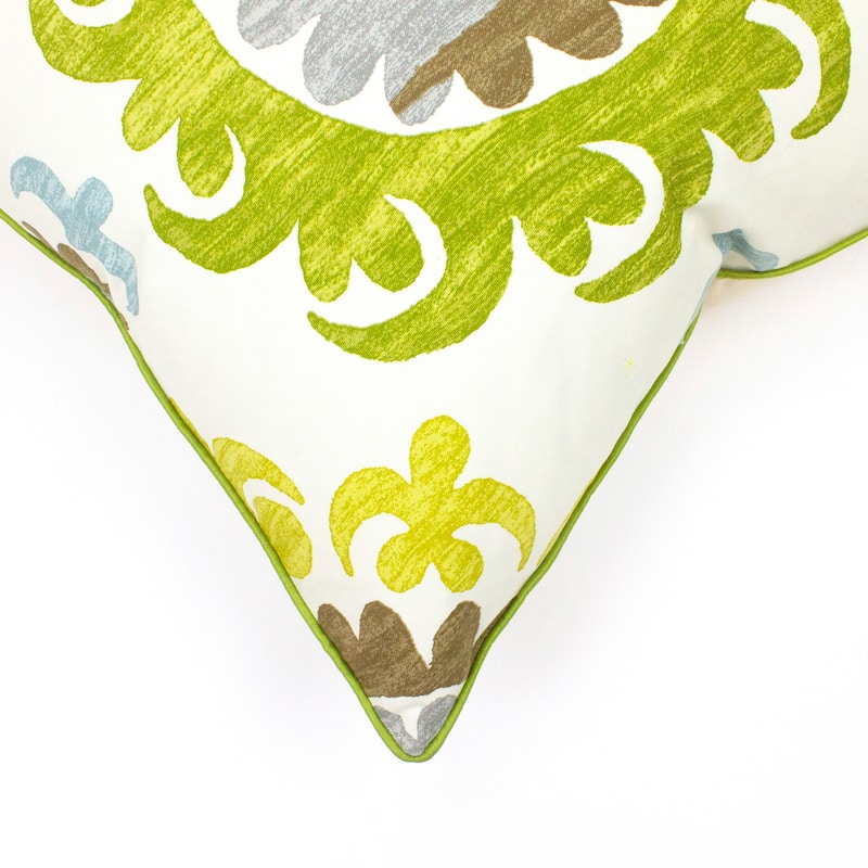 Jiti Indoor Mandala Patterned Cotton Decorative Accent Large Square