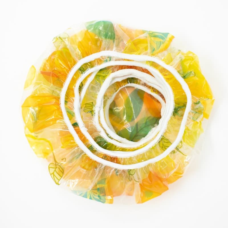 Norpro 6pc Set Citrus Pattern Reusable Elastic Decorative See Through Bowl Covers