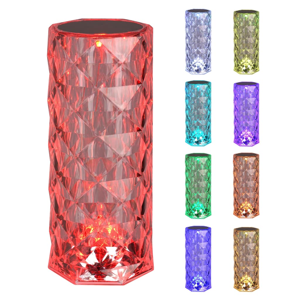 Catalina Prismatic Color-Changing Accent Lamp