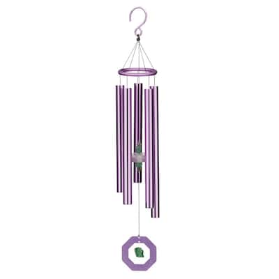 Zen Crystal Chime 22" - Rose