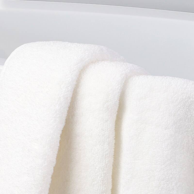 Cotton Bath Towels Absorbent Waffle Weave 4Pcs 27"x54"