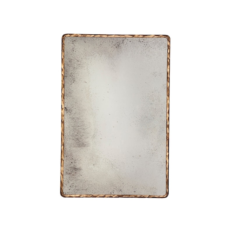 Furniture Classics Hammered Edge Gold Mirror
