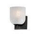 preview thumbnail 1 of 0, Maxim 21231 Scoop 8" Tall Bathroom Sconce Black