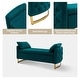preview thumbnail 40 of 41, Robert Modern Upholstered Flip Top Storage Bench with Two Pillows by HULALA HOME