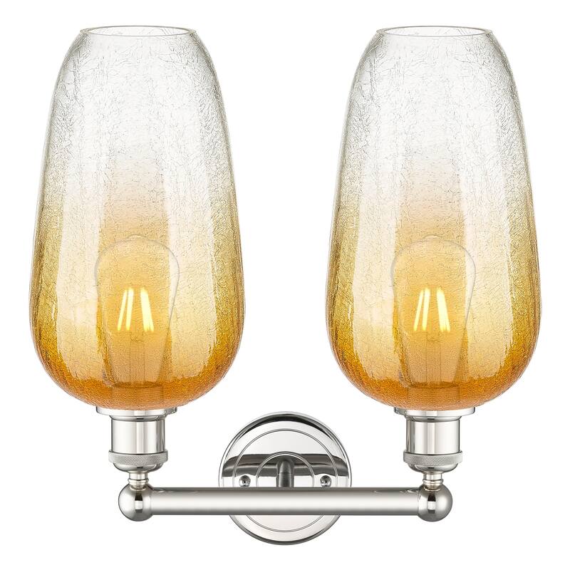 Innovations Lighting Endless Possibilities Edison - Brookhaven Flute - 2 Light 16" Bath Vanity Light