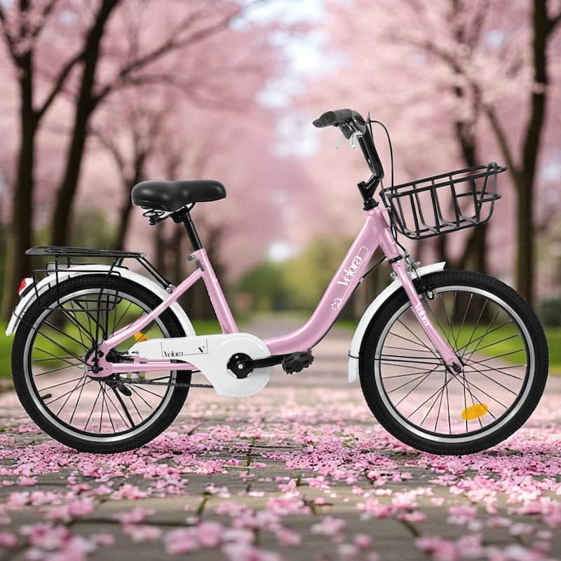 20 Inch Kids Bike for Boys & Girls, Single Speed Bicycle with Coaster Brake, V-Brake & Rear Rack