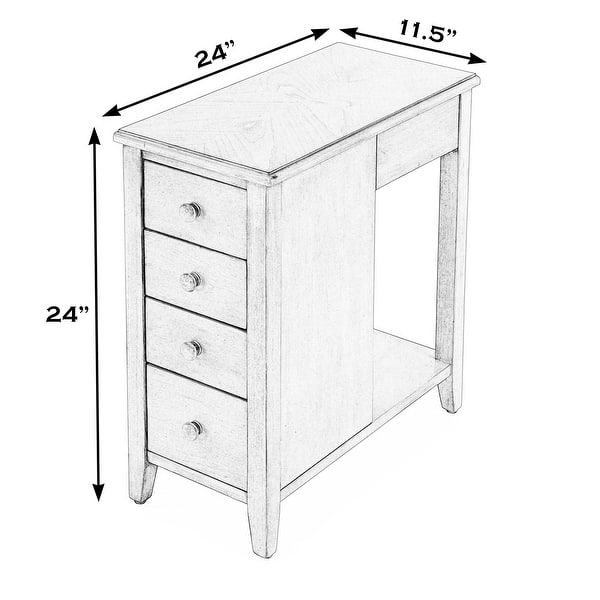 Kelton 4 Drawer Side Table