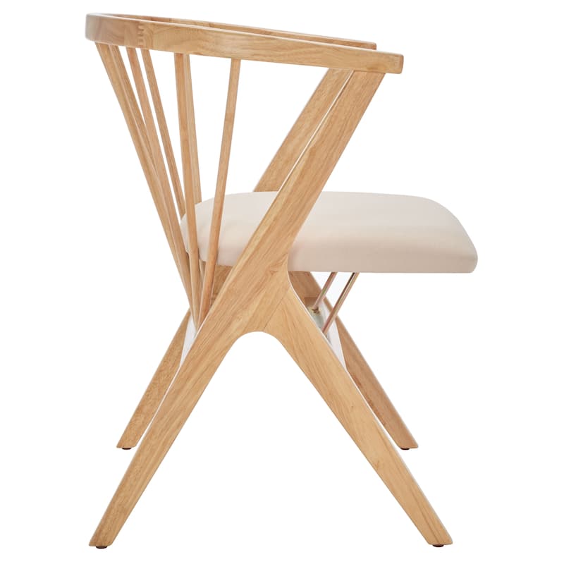 SAFAVIEH Carlota Spindle Dining Chair (Set of 2) - 23" W x 23" D x 30" H - 22Wx22Dx30H