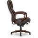 preview thumbnail 27 of 29, La-Z-Boy Bellamy Executive Leather Office Chair with Memory Foam Cushions, Solid Wood Arms and Base, Waterfall Seat Edge