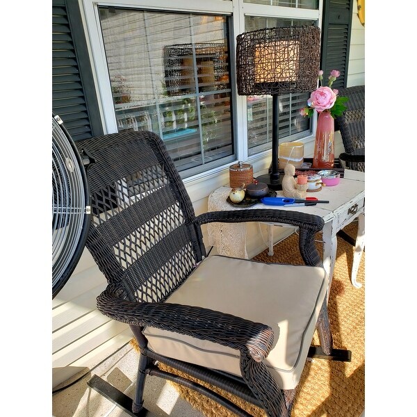 Shop Classic Accessories Montlake Water Resistant 21 X 21 X 5 Inch Patio Seat Cushion Antique Beige Overstock 21703053