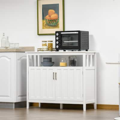 Buffet Cabinet with 2 Doors and Adjustable Shelves