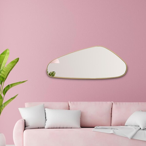Asymmetrical Irregular Aesthetic Wall Mirror - 50 x 20