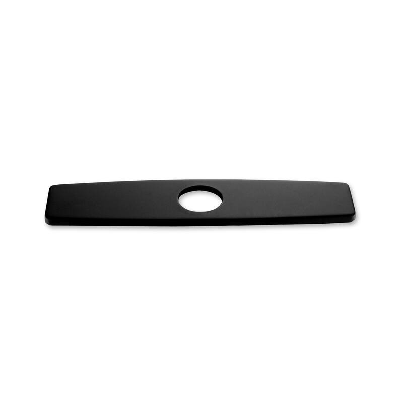 Luxier 10 in. Kitchen Sink Faucet Hole Cover Deck Plate Escutcheon