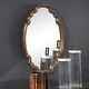 preview thumbnail 6 of 6, Uttermost Ariane Gold Oval Mirror