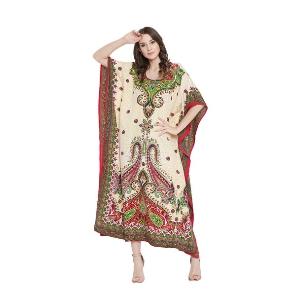 slide 1 of 40, Womens Beach Fashion Dresses Caftan Cover Up Polyester For Ladies With Sleeve Girl Plus Size Kaftan Long Maxi Evening Gown Dress