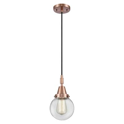 Innovations Lighting Downtown Urban - Caden Beacon - 1 Light 6" Cord Hung Mini Pendant