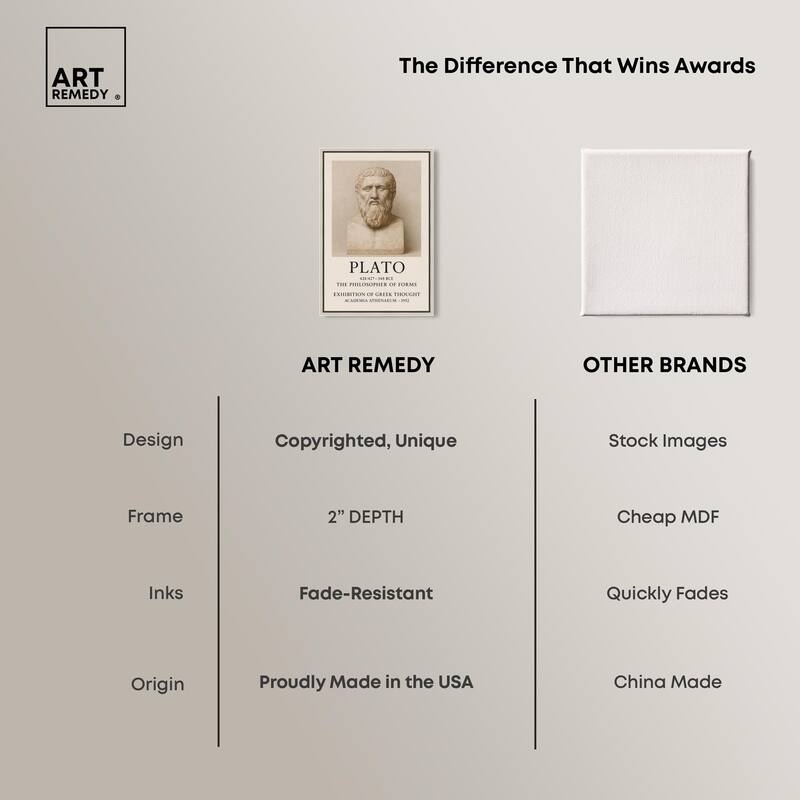 Philosopher of Forms Canvas by Art Remedy