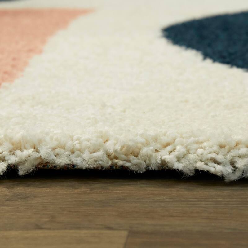Chapelle Modern Geometric Shag Area Rug