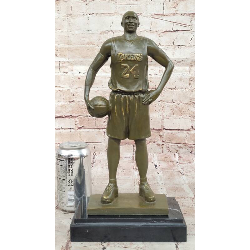 Bronze Nba Basketball Player Statue – Kobe Bryant Lakers #24 Sculpture