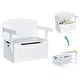 preview thumbnail 1 of 29, Costway 3-in-1 Kids Convertible Storage Bench Wood Activity Table and - See Details