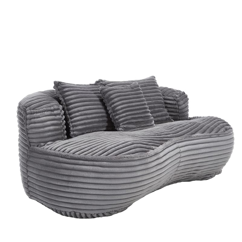 Comfort Lounger High Back Bean Bag Chair