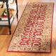 SAFAVIEH Handmade Classic Clotilda Traditional Oriental Wool Rug - 2'3" x 12' Runner - Red/Gold