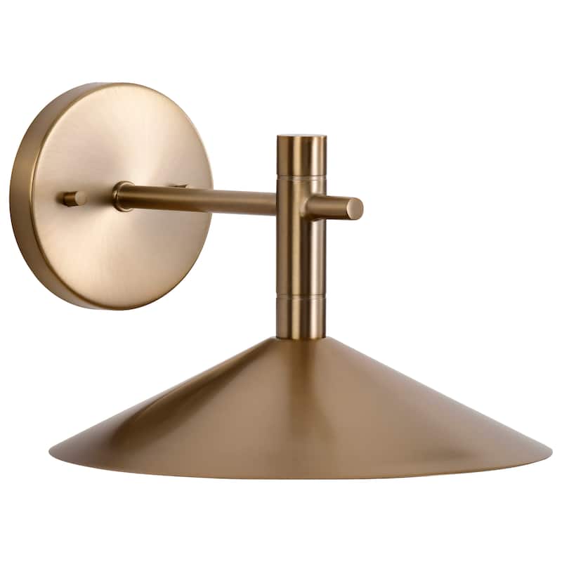 Corrine 10 Inch LED Wall Sconce Burnished Brass 3K/4K/5K CCT Selectable - Burnished Brass